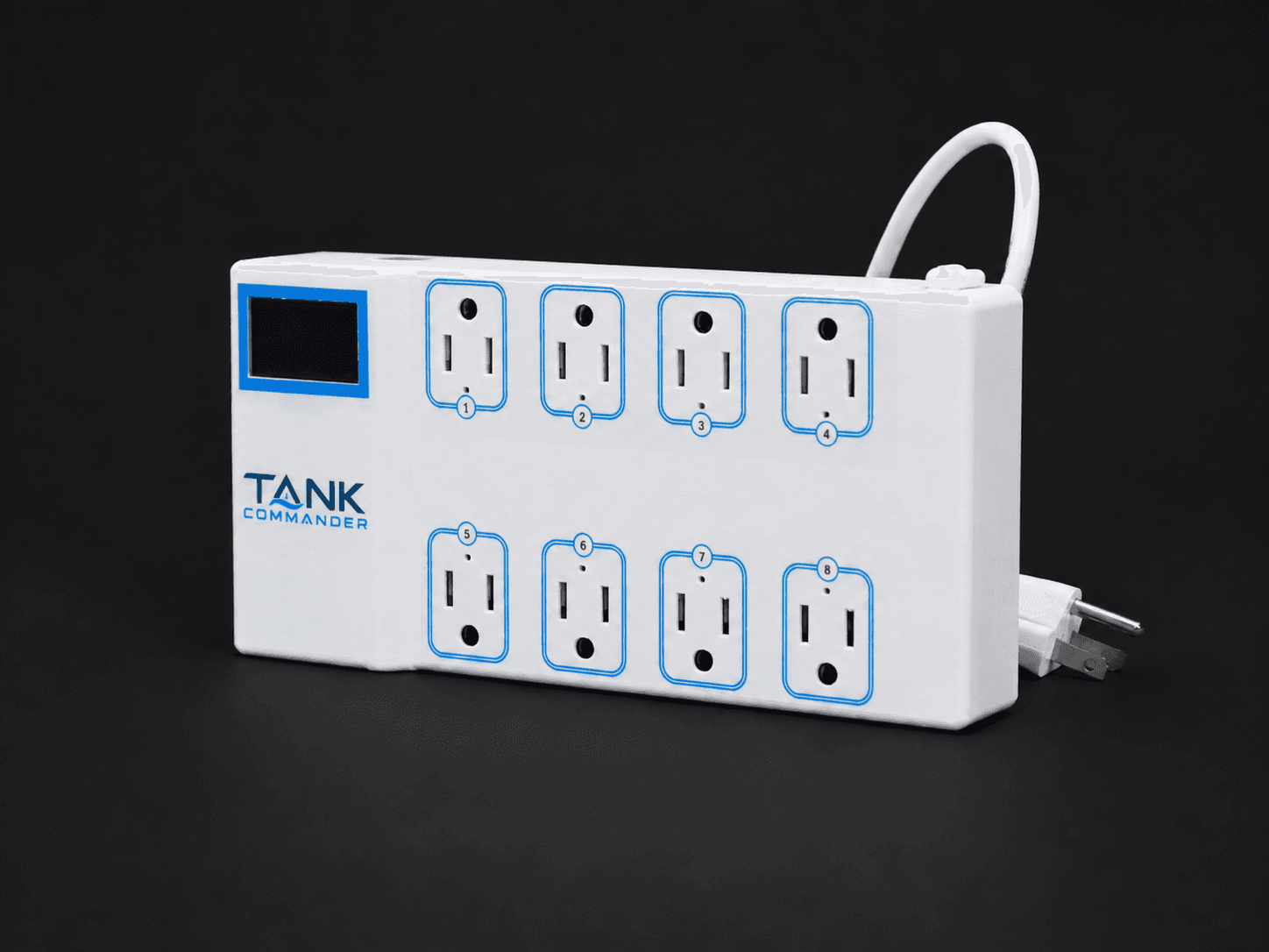 Tank Commander eight-outlet smart controller with LCD display